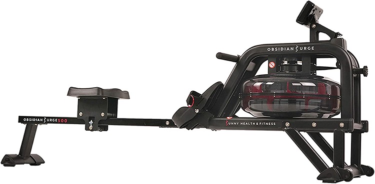 Sunny Health and Fitness Water Rowing Machine Obsidian Surge 500 review
