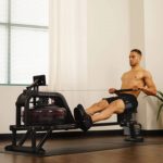 Sunny Obsidian Surge 500 Water Rowing Machine