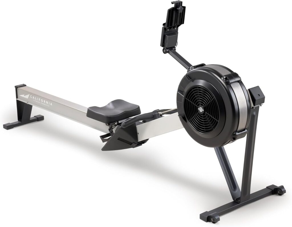 Marcy Air Resistance Rowing Machine with Transport Wheels